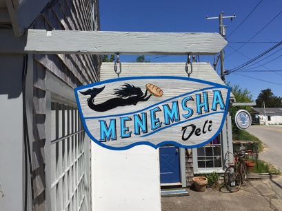 Look for the sign with the mermaid holding the sub roll aloft and you've found the Menemsha Deli.